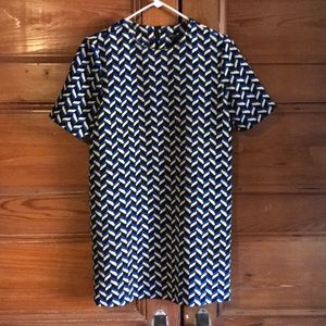 Zara cadi crepe sheath dress